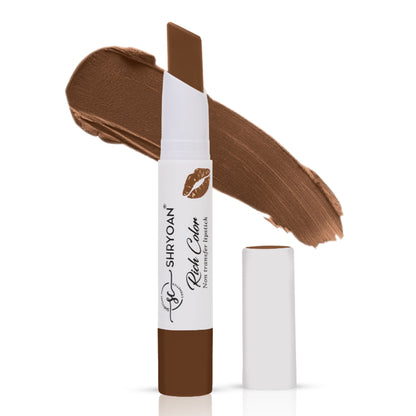 Shryoan Rich Color Non-Transfer Long Stay Creamy Lipstick - Grape Fruit 15 - Brownie - 05