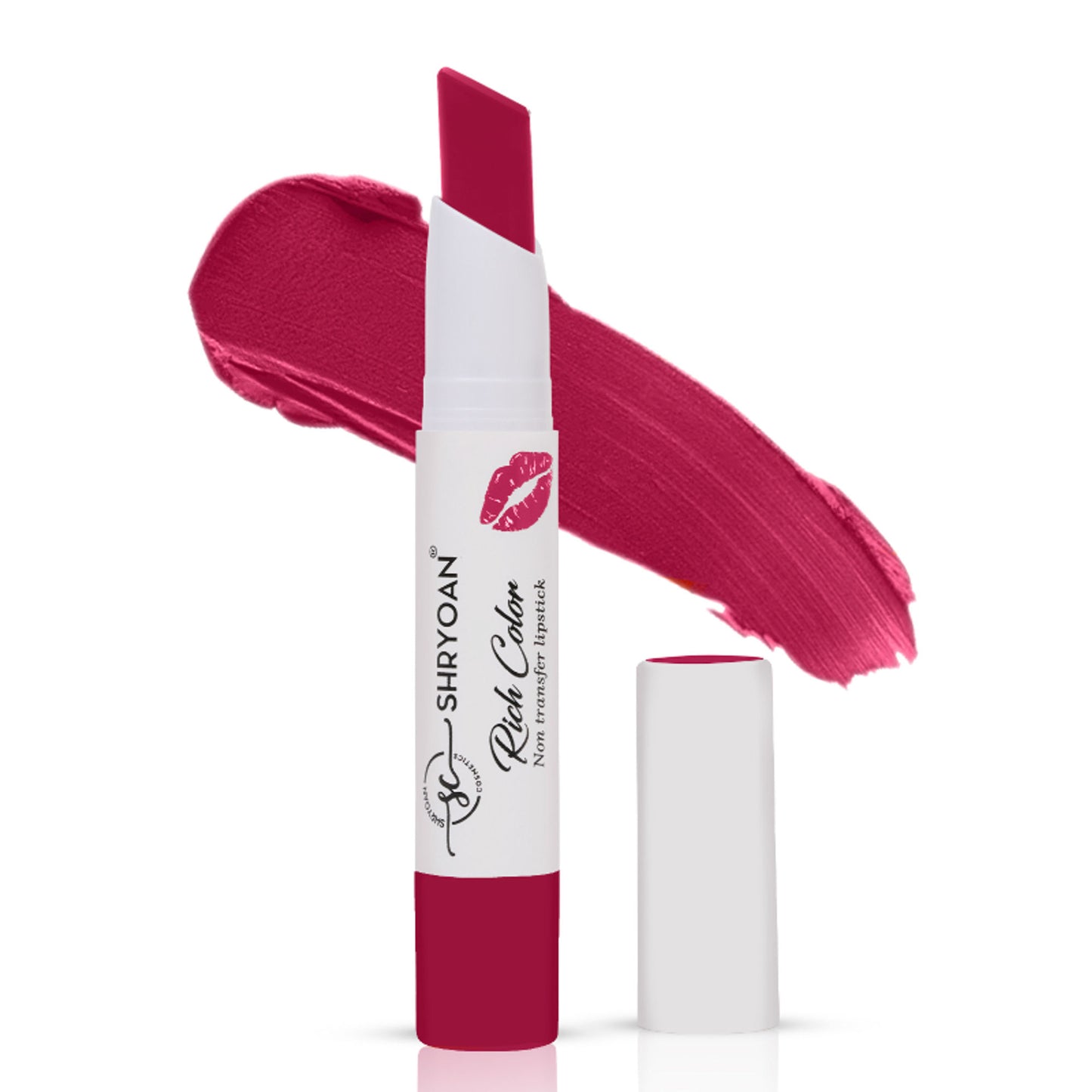 Shryoan Rich Color Non-Transfer Long Stay Creamy Lipstick - Grape Fruit 15 - Cherry Pop - 09