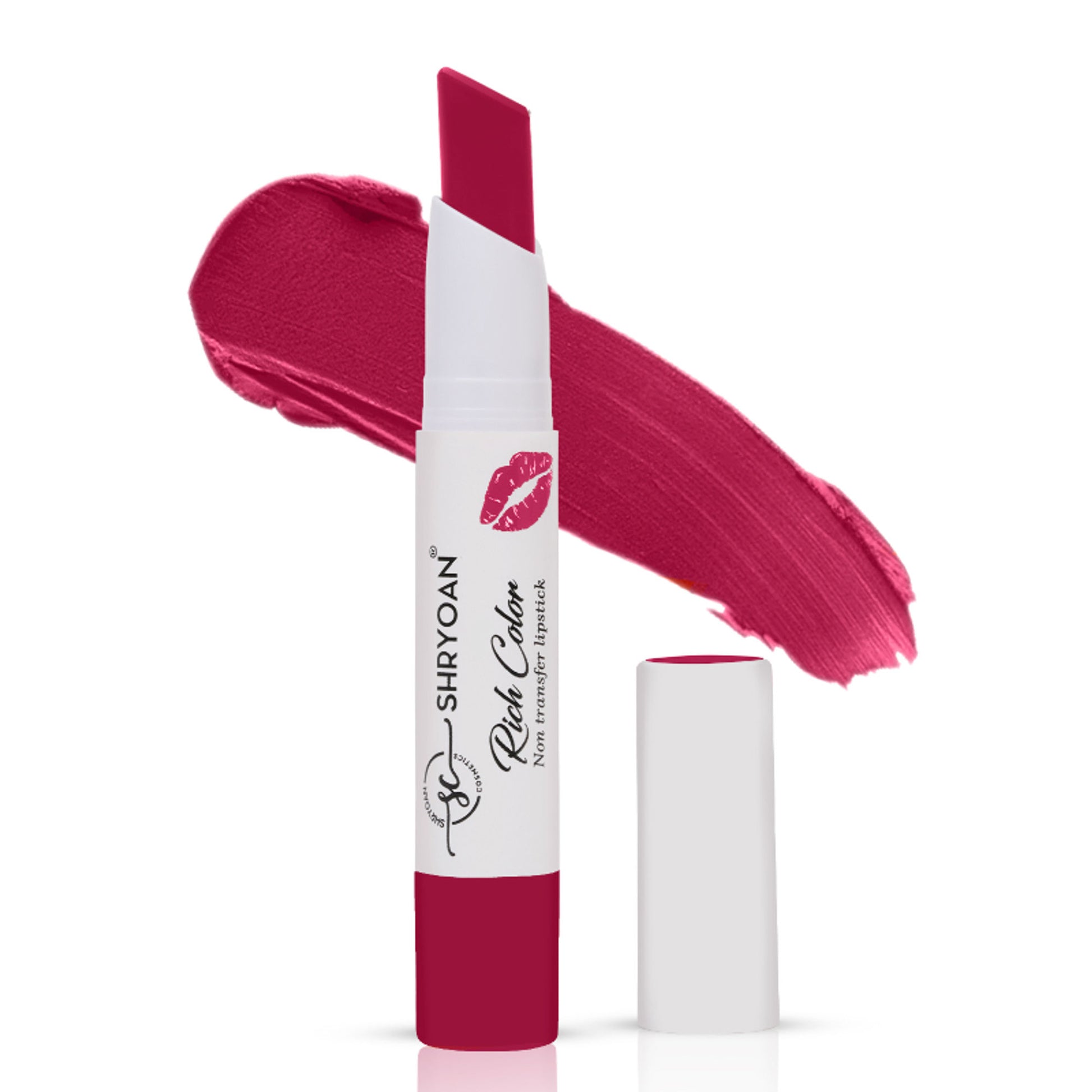 Shryoan Rich Color Non-Transfer Long Stay Creamy Lipstick - Grape Fruit 15 - Cherry Pop - 09