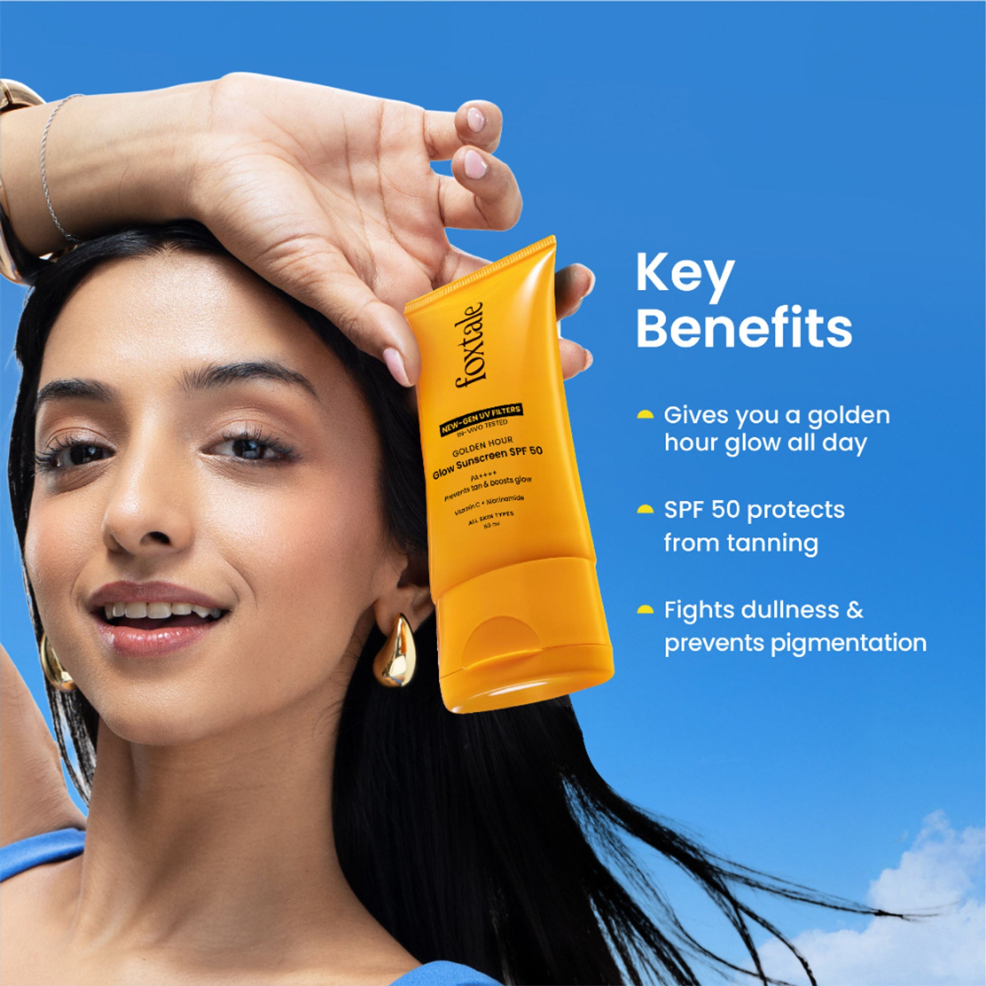 Foxtale SPF 50 Glow Sunscreen