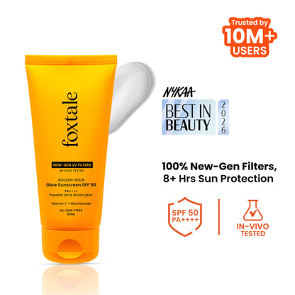 Foxtale SPF 50 Glow Sunscreen