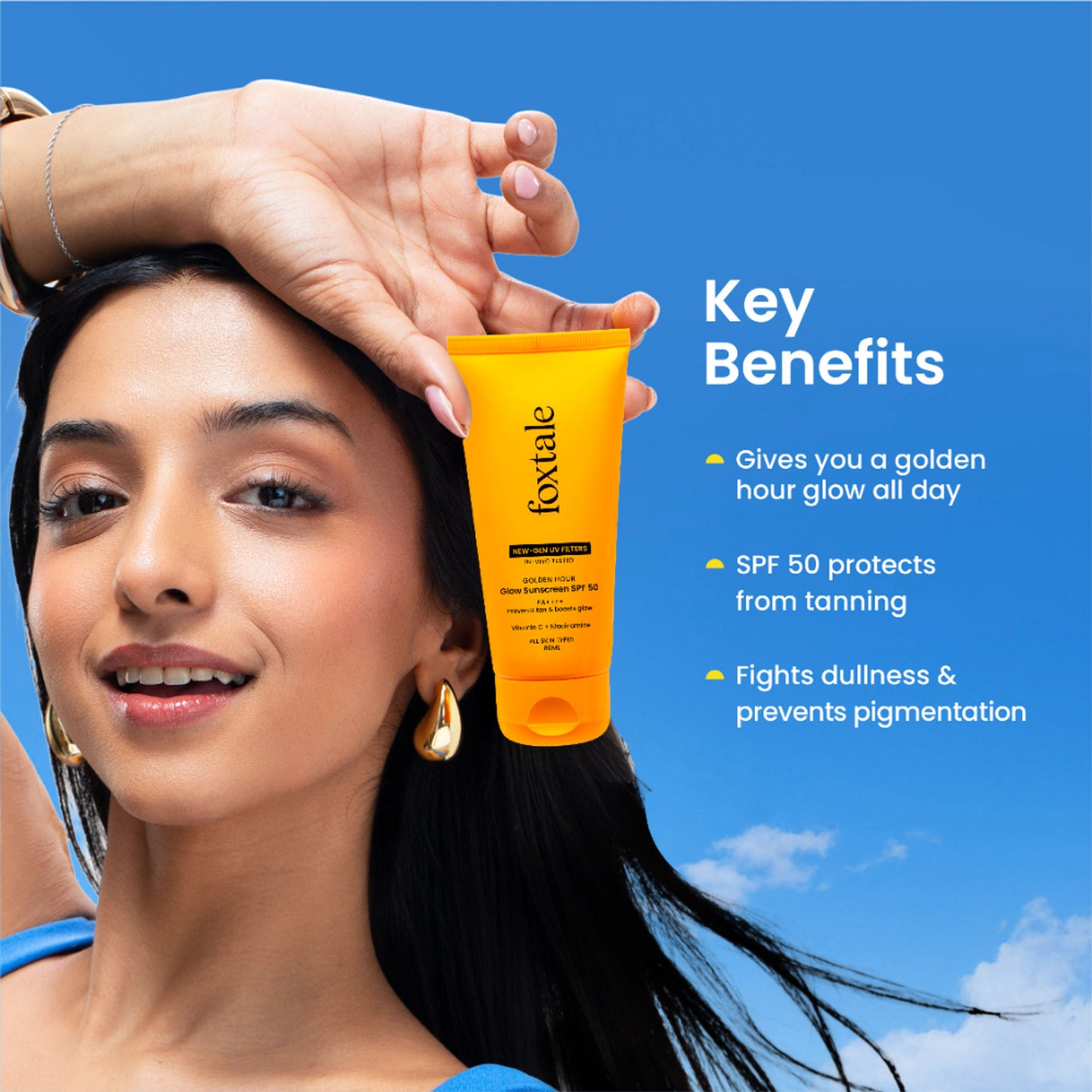 Foxtale SPF 50 Glow Sunscreen