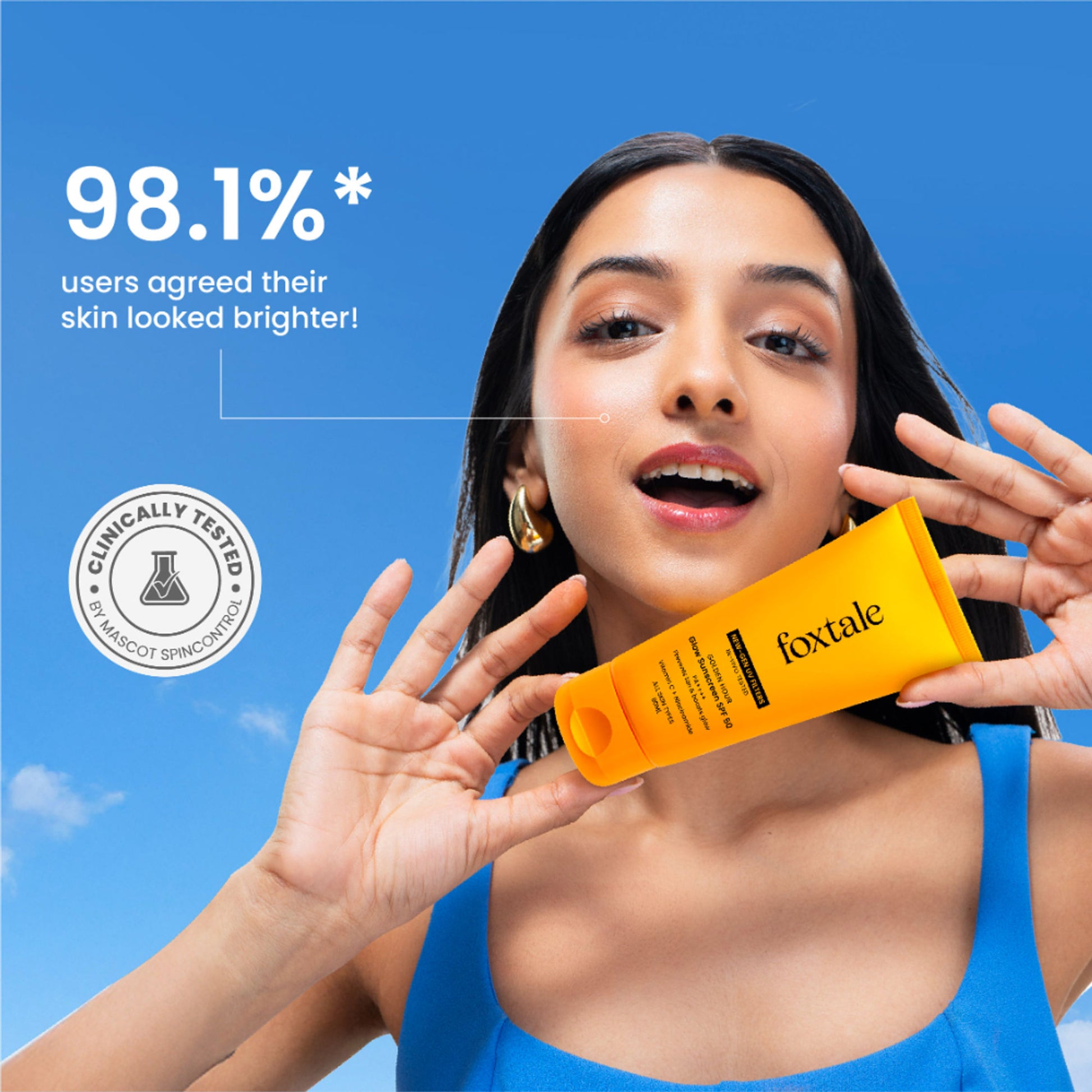 Foxtale SPF 50 Glow Sunscreen