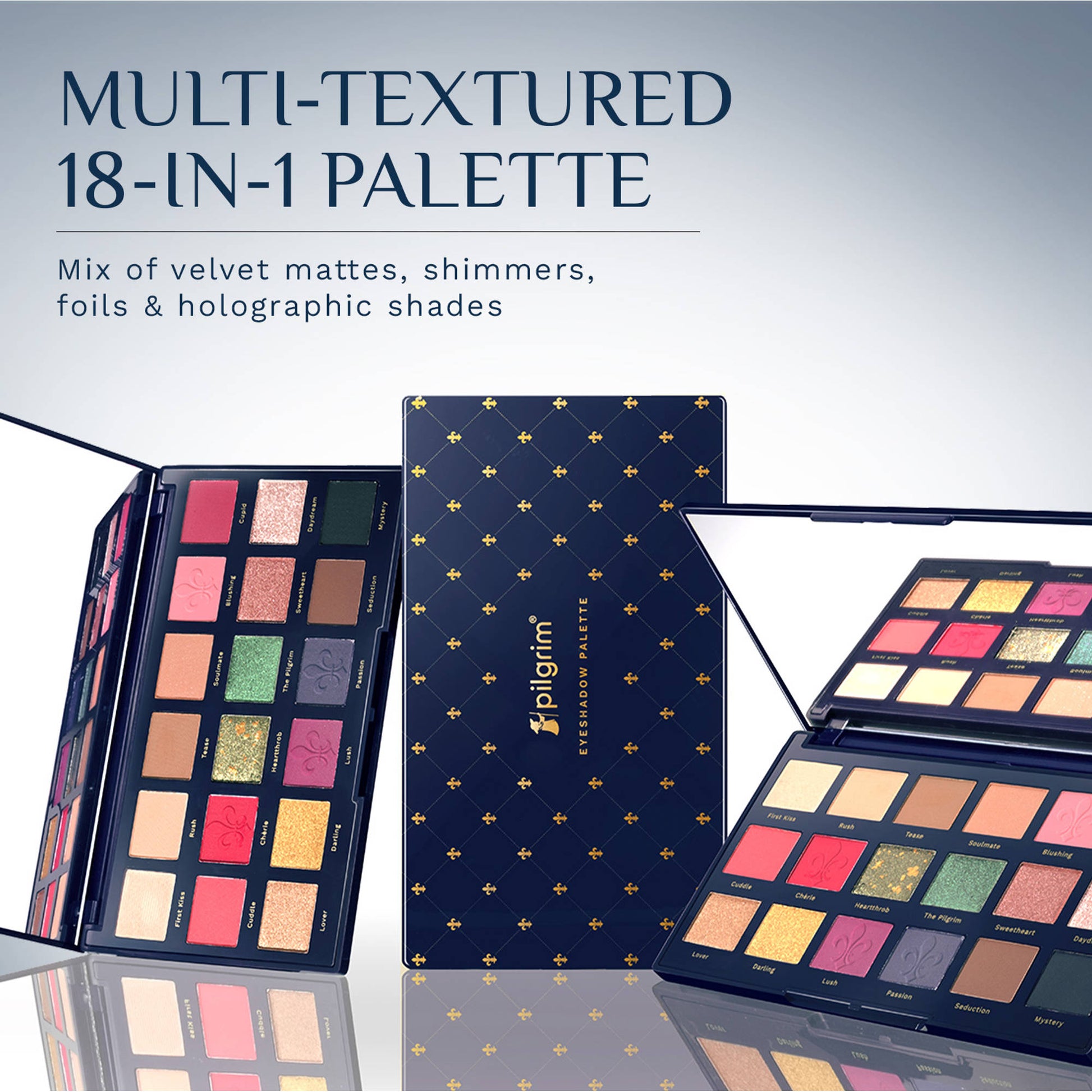 Pilgrim The French Collection Midnight In Paris 18-In-1 Eye-Shadow Palette - Multi