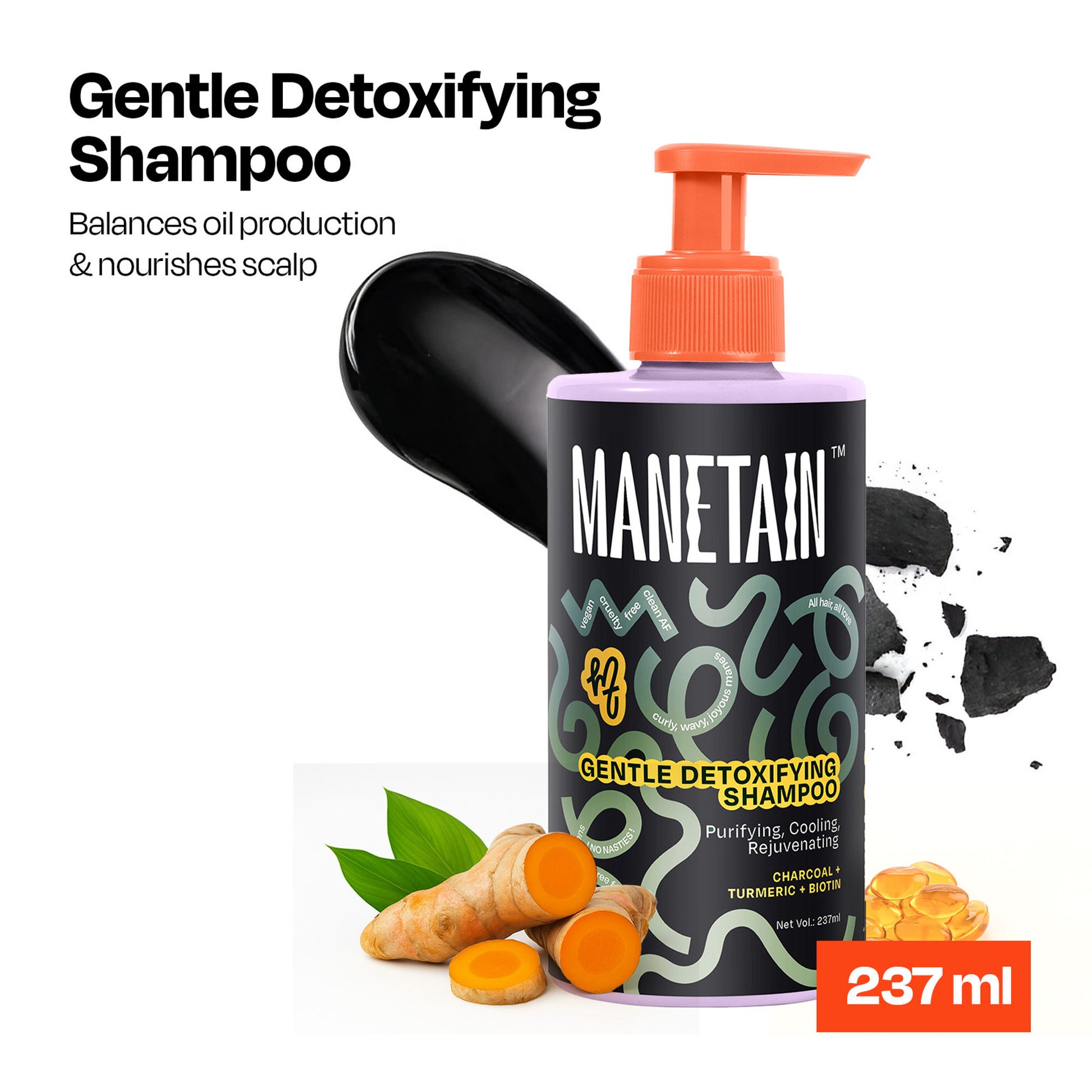 Manetain Gentle Detoxifying Shampoo