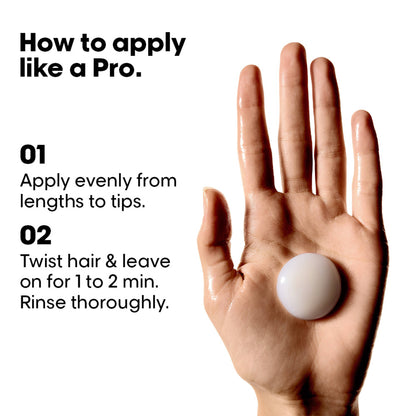 L'Oreal Professionnel Keratin Alpha Sleek Hair Mask, 84% Less frizz, 5X Instant smoothness