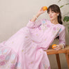 Dhiyona IE Women Floral Embroidered Thread Work Floral Anarkali Kurta