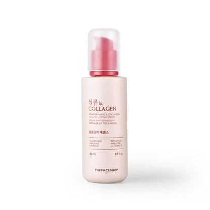 The Face Shop Pomegranate And Collagen Serum, With 10% Collagen & Hyaluronic Acid, For Skin Firming