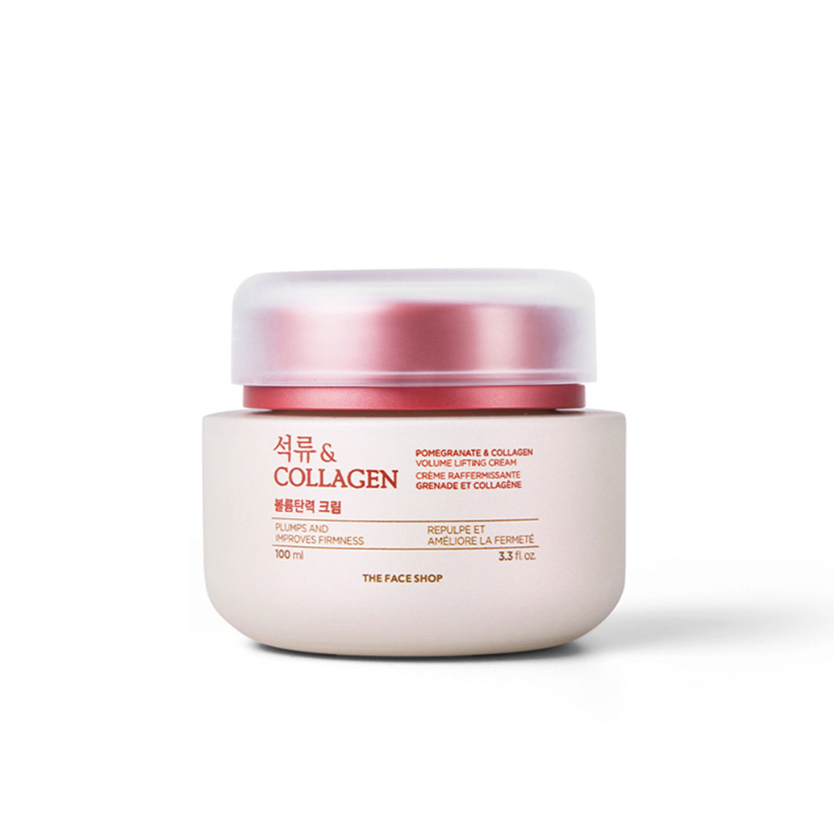 The Face Shop Pomegranate & 10% Collagen Korean Beauty Moisturizer - Anti Aging Day & Night Cream