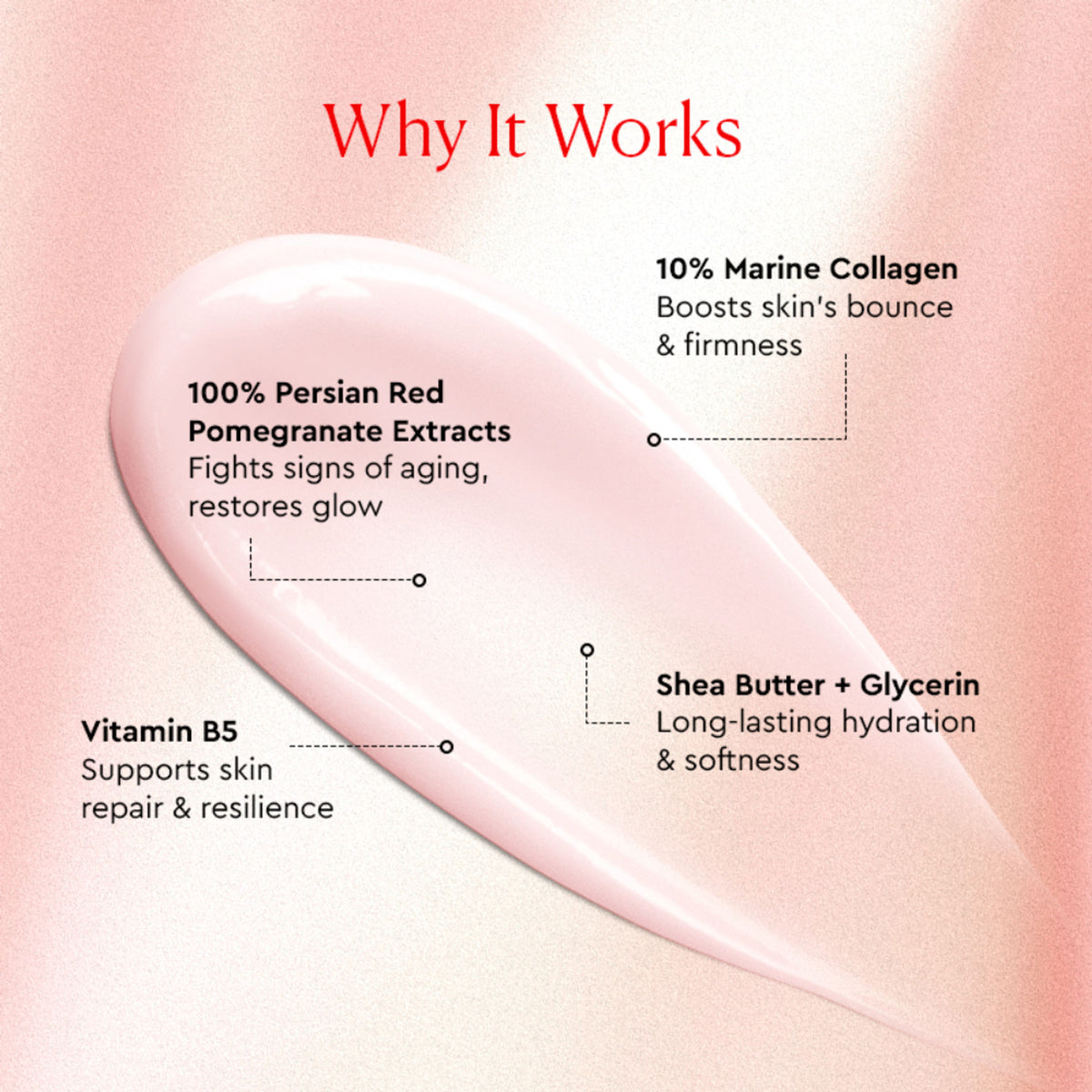 The Face Shop Pomegranate & 10% Collagen Korean Beauty Moisturizer - Anti Aging Day & Night Cream