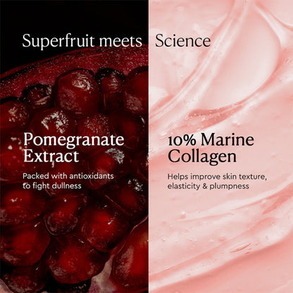 The Face Shop Collagen & Pomegranate Korean Under Eye Cream for Dark Circles & Wrinkles