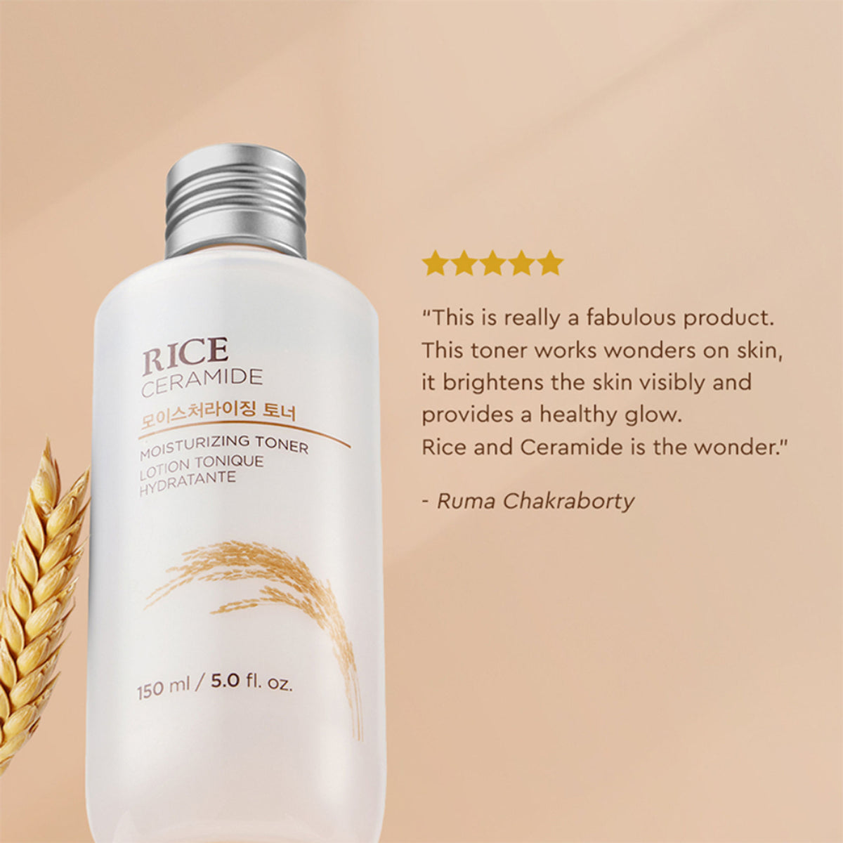 The Face Shop Ceramide & Rice Face Toner