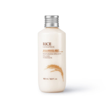 The Face Shop Rice & Ceramide Moisturizing Emulsion, Locks Skin Moisture & Strengthens Skin Barrier