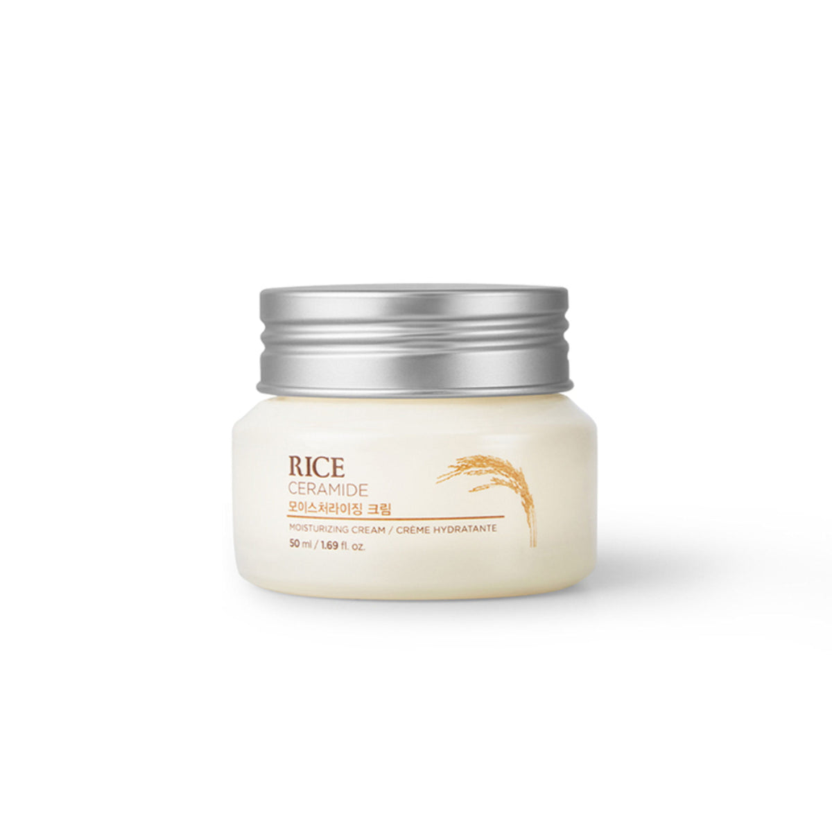 The Face Shop Ceramide & Rice Moisturizer - Korean Day Cream for Barrier Repair & Glass Skin Glow