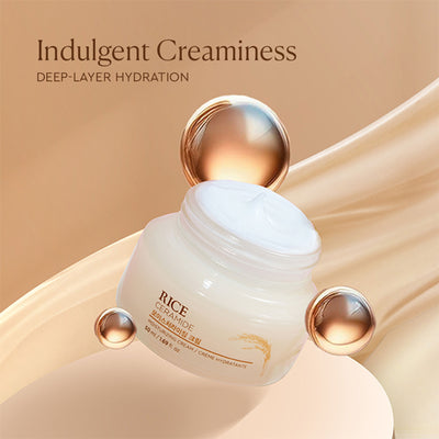 The Face Shop Ceramide & Rice Moisturizer - Korean Day Cream for Barrier Repair & Glass Skin Glow