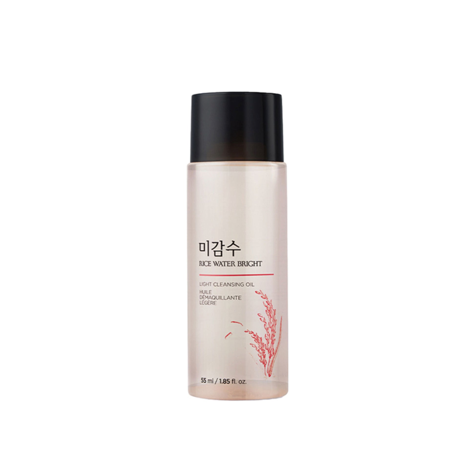 The Face Shop Rice Water Bright Light Cleansing Oil, Makeup Remover On Heavy Makeup & Impurities