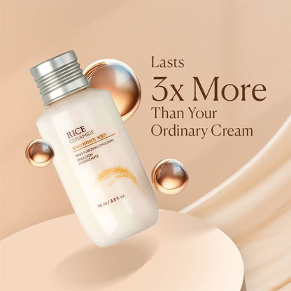 The Face Shop Rice & Ceramide Moisturizing Emulsion, Locks Skin Moisture & Strengthens Skin Barrier