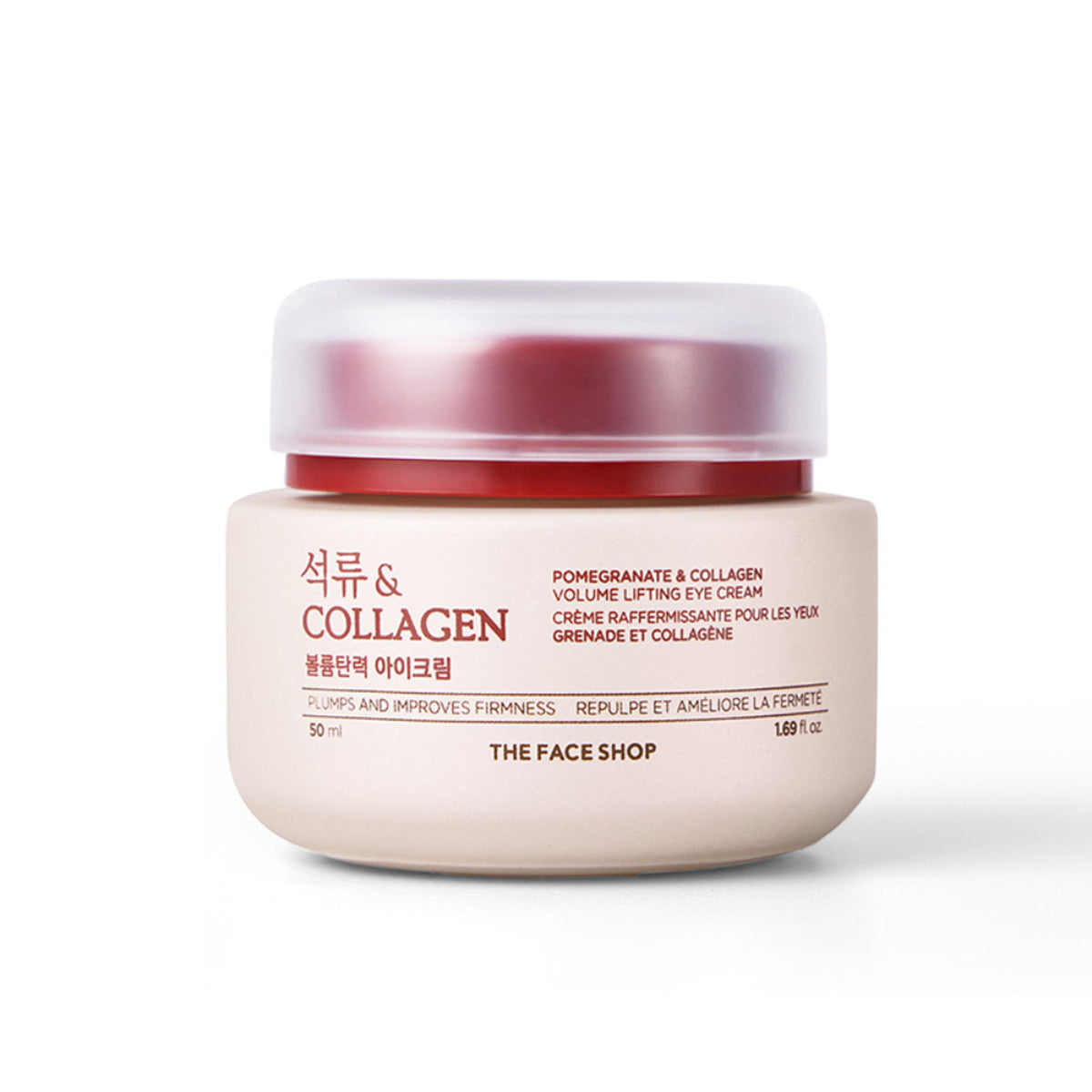 The Face Shop Pomegranate & 10% Collagen Korean Beauty Moisturizer - Anti Aging Day & Night Cream