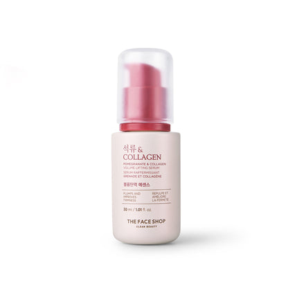 The Face Shop Pomegranate And Collagen Serum, With 10% Collagen & Hyaluronic Acid, For Skin Firming