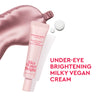The Face Shop Rice Water Eye Cream with Niacinamide, Brightens & Moisturizes Under Eye Dark Circles