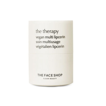 The Face Shop Vegan Korean Lipcerin - Lip Mask, Glowy Balm, Lip Scrub & Plumping Gloss in one
