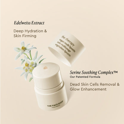 The Face Shop Vegan Korean Lipcerin - Lip Mask, Glowy Balm, Lip Scrub & Plumping Gloss in one