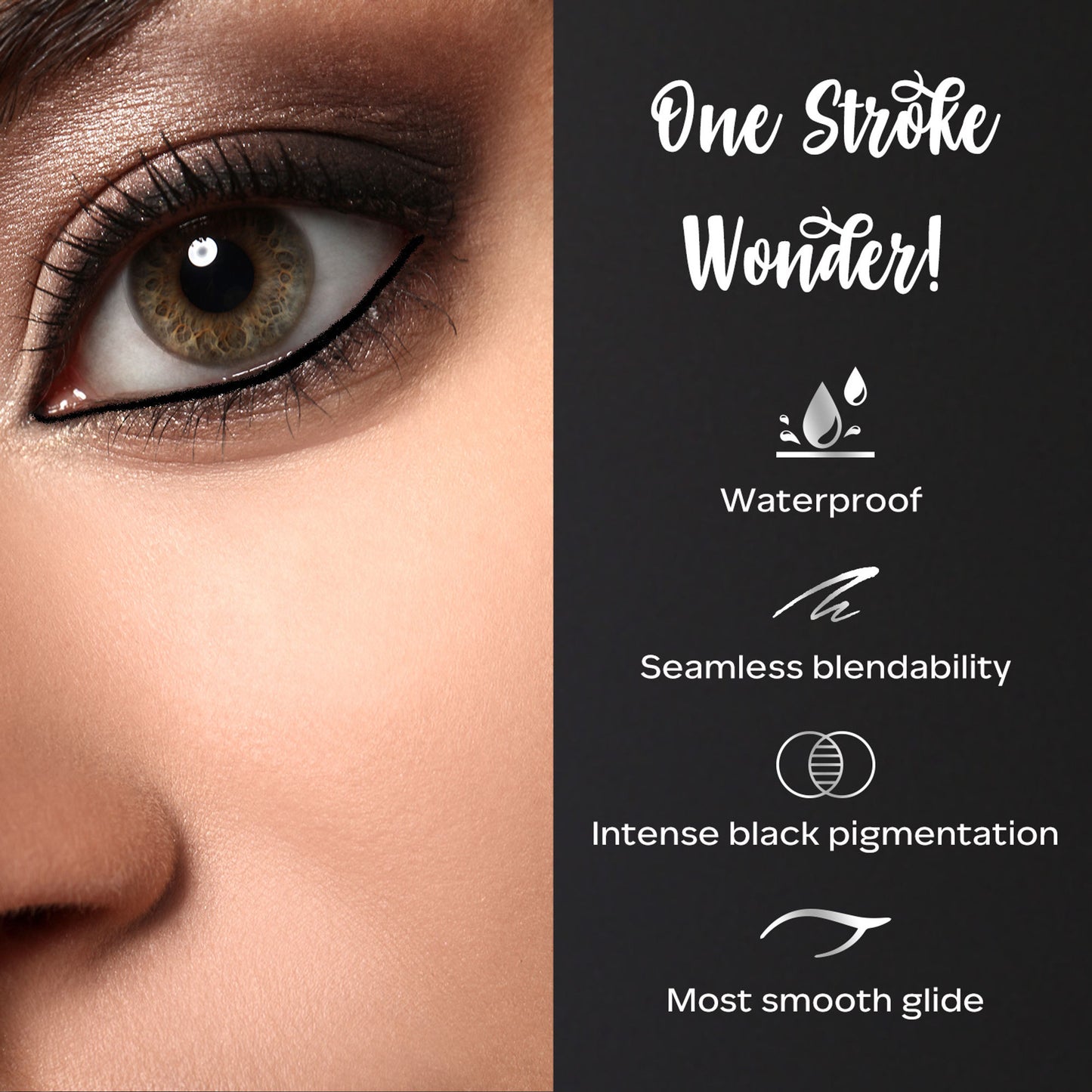 Faces Canada Ultime Pro Intense Gel Kajal With Smudger & Sharpener - Black