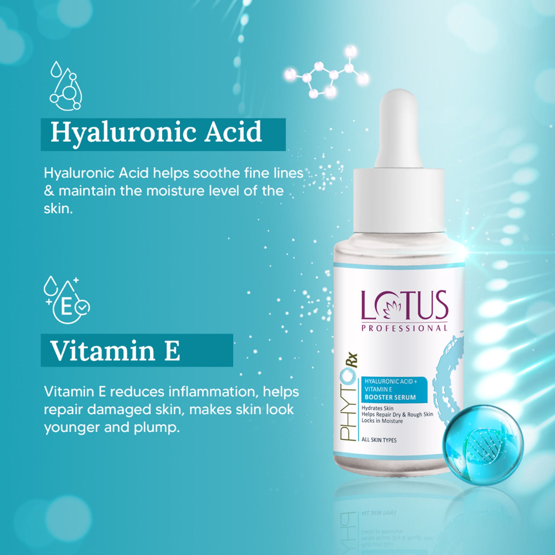 Lotus Professional PhytoRx Hyaluronic Acid + Vitamin E Booster Serum