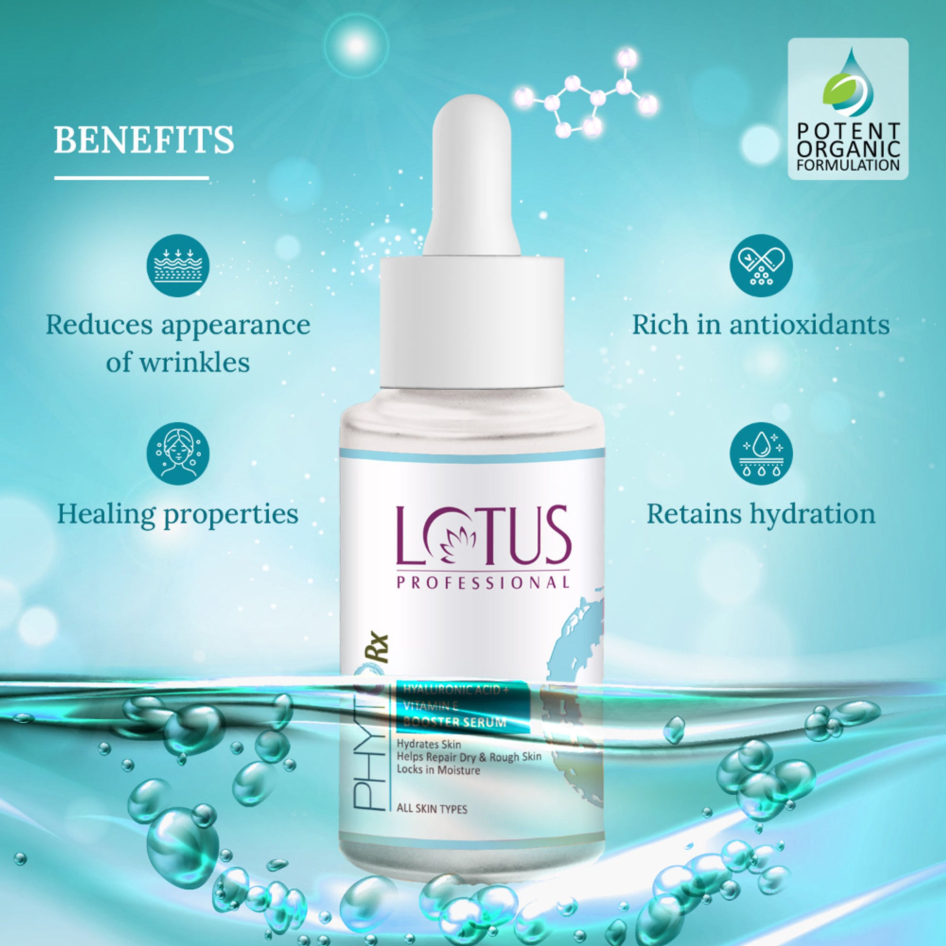 Lotus Professional PhytoRx Hyaluronic Acid + Vitamin E Booster Serum