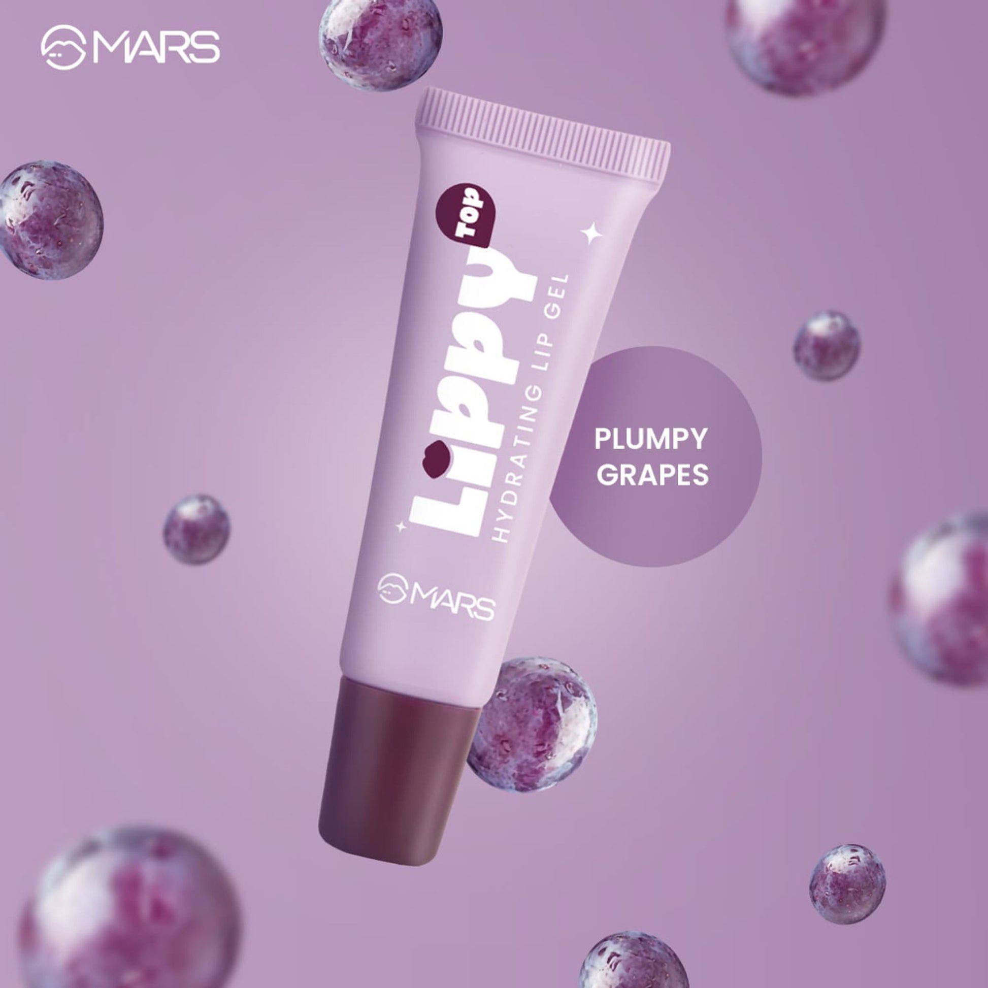 MARS Lippy Top Hydrating Lip Gel - Plumpy Grapes