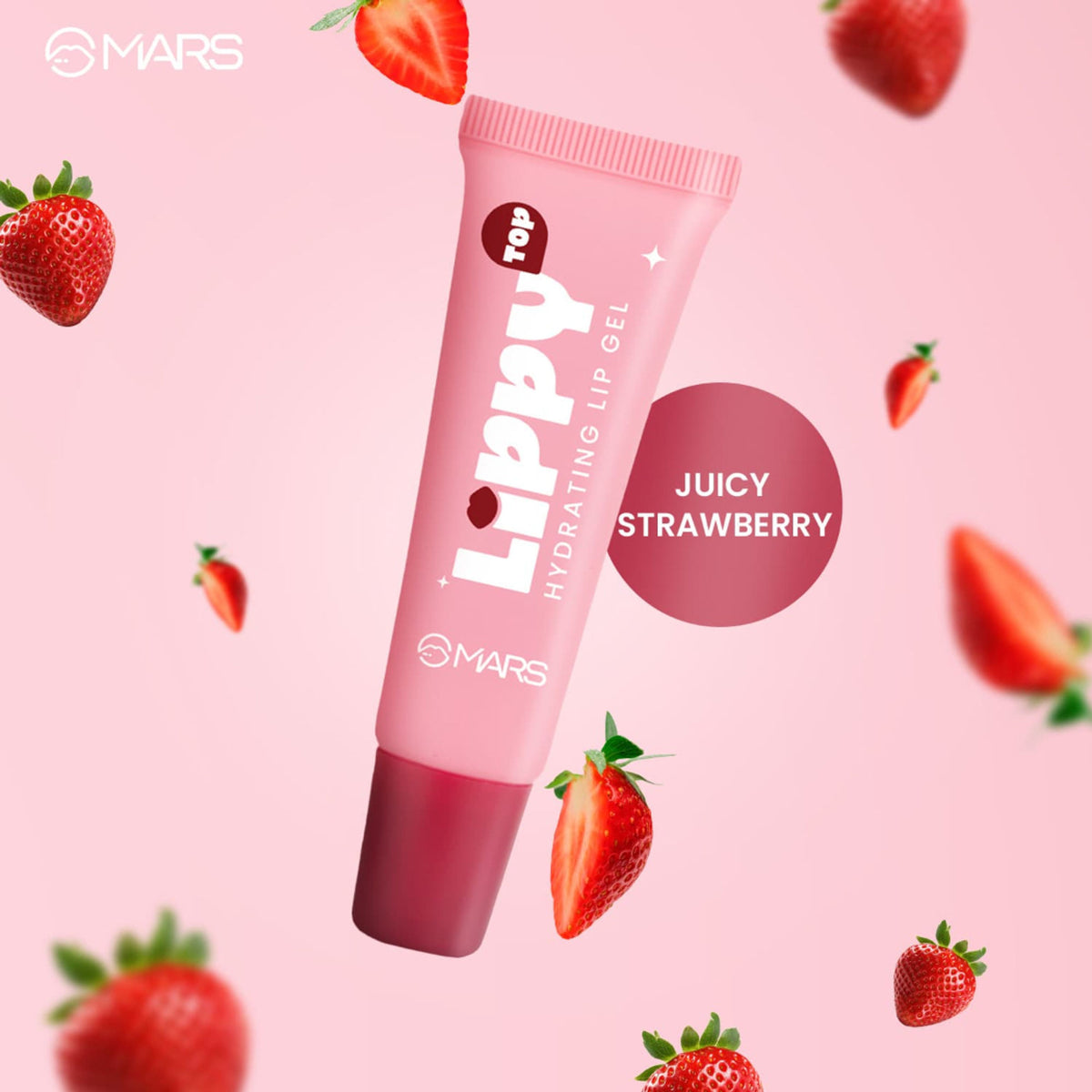 MARS Lippy Top Hydrating Lip Gel - Juicy Strawberry