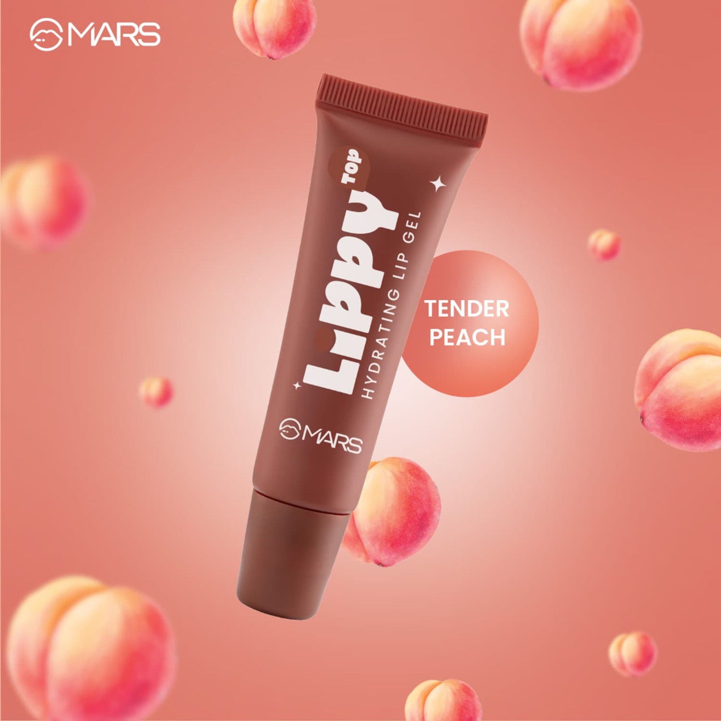 MARS Lippy Top Hydrating Lip Gel - 03 -Tender Peach