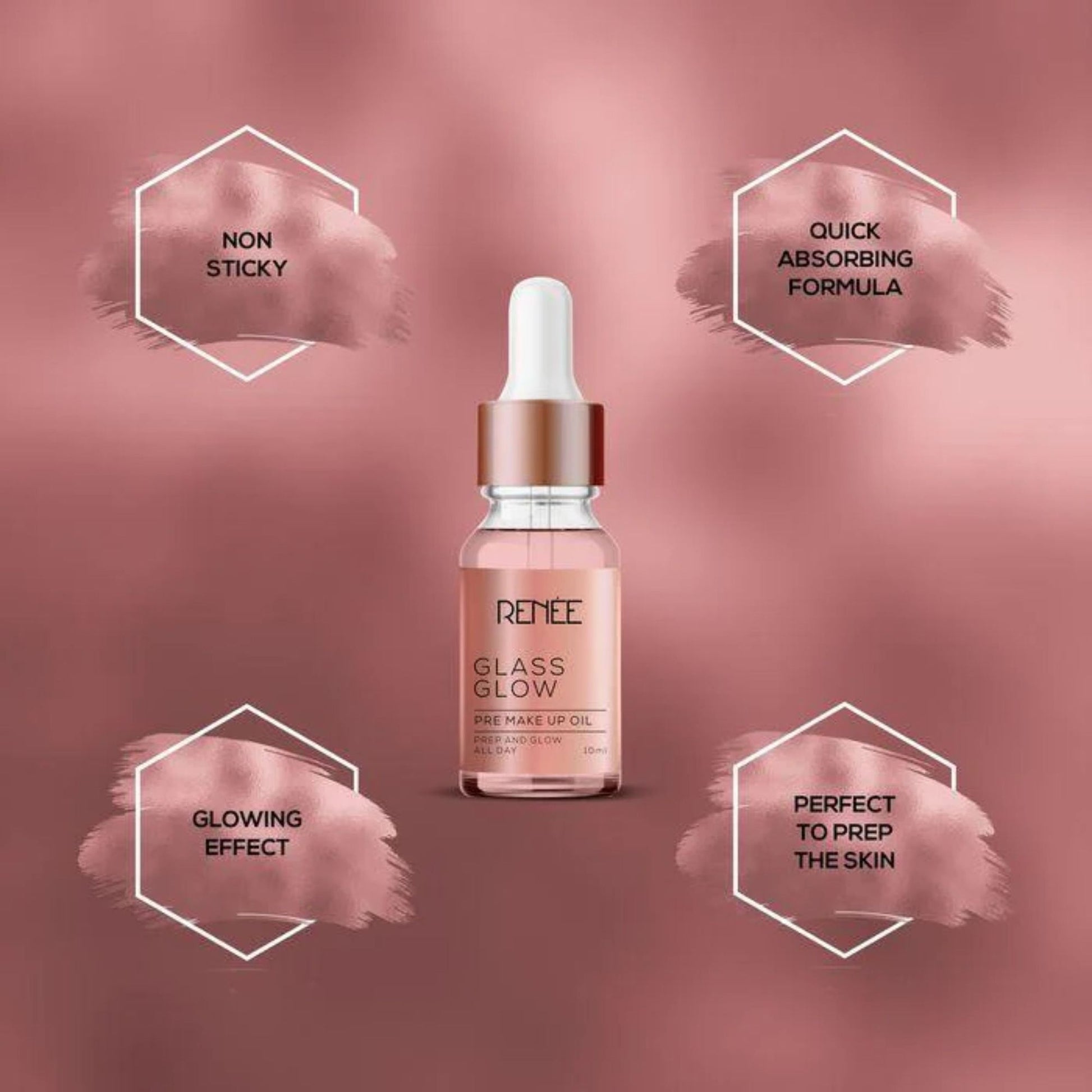 Renee Cosmetics Glass Glow Pre Make Up Oil