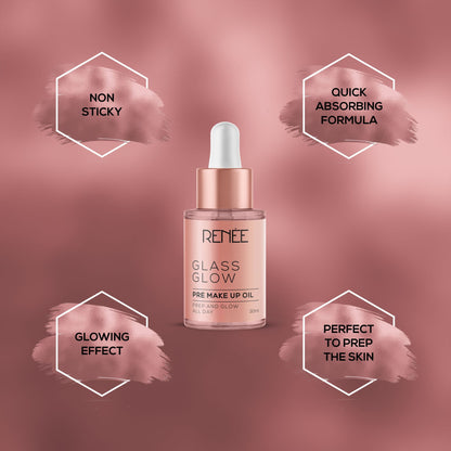 Renee Cosmetics Glass Glow Pre Make Up Oil