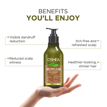 Oshea Herbals Neemclean Anti Dandruff Shampoo for Deep Nourishment & Itch