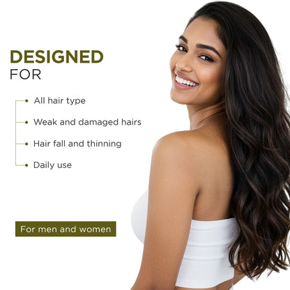 Oshea Herbals Onion & Ginger Hair Growth Shampoo for Deep Nourishment & Stimulated Hair Growth