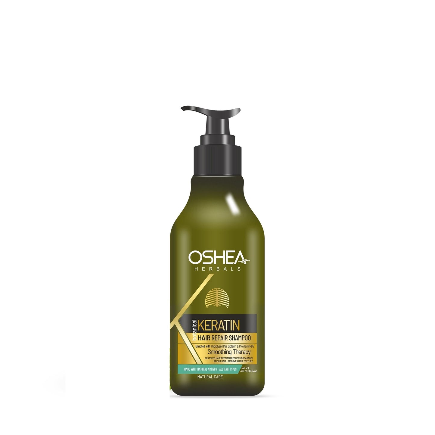 Oshea Herbals Keratin Hair Repair Shampoo for Smoothing Therapy & Reduced Breakage