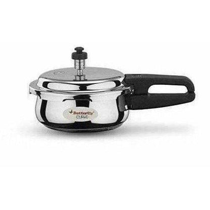 Butterfly Blue Line Curve Stainless Steel Pressure Cooker - 2 Litre