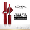 L'Oreal Paris Infallible Laque Resistance Liquid Lipstick, 16H Lacquer Shine - 520 Berry Bordeaux