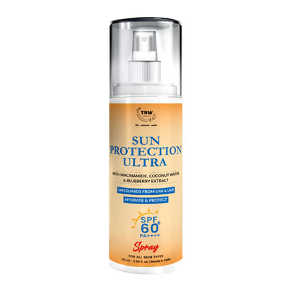 TNW The Natural Wash Sun Protection Sunscreen SPF UVA UBA 60+ PA++++ Spray