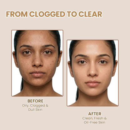 TNW The Natural Wash Multani Mitti Face Wash for Glowing & Clear Skin - For Oily Skin