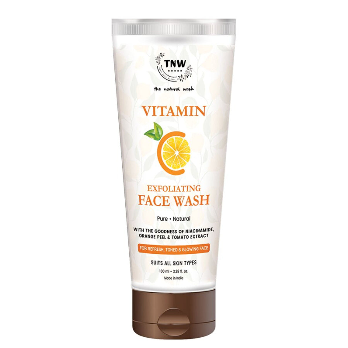 TNW The Natural Wash Deep Cleansing & Skin Brightening Vitamin C Face Wash Exfoliating