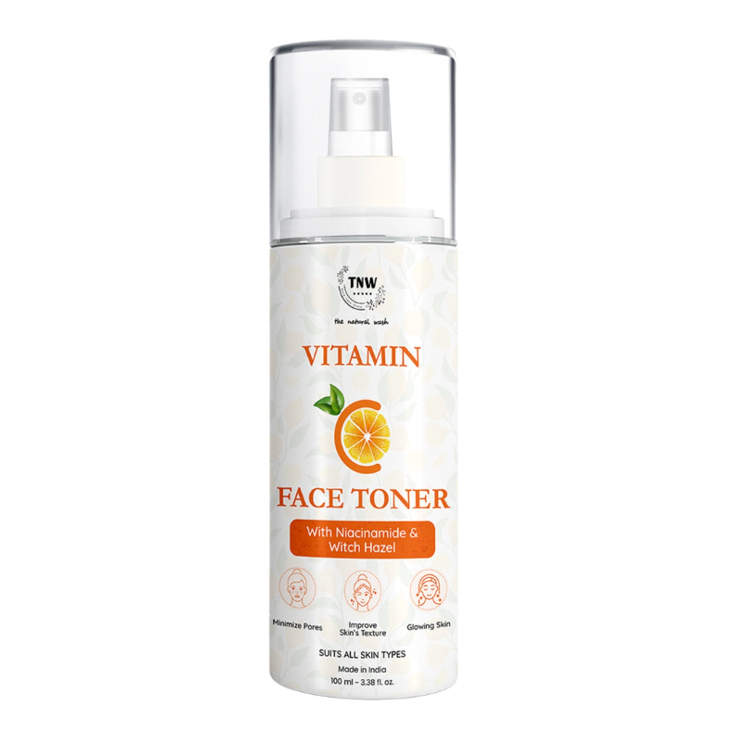 TNW The Natural Wash Vitamin C Face Toner for Improve Skin Texture with Niacinamide & Witch Hazel