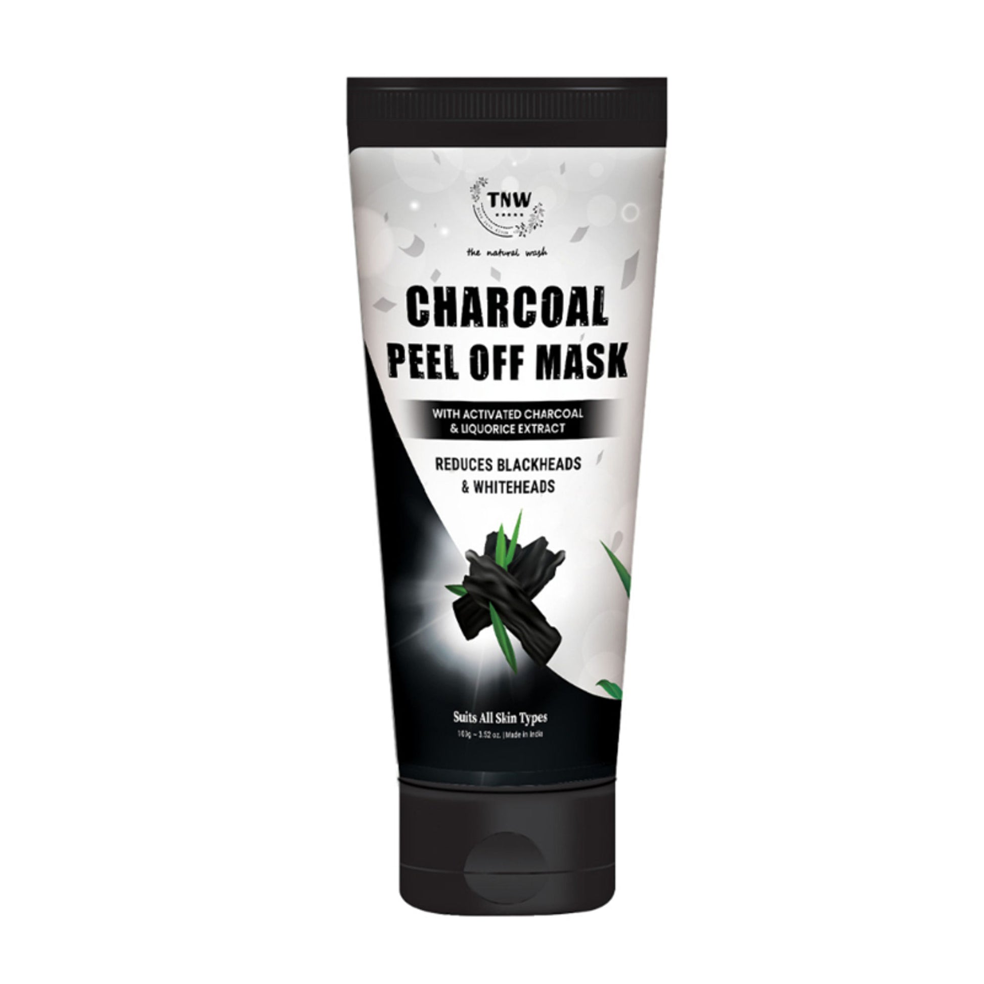 TNW The Natural Wash Charcoal Peel Off Face Mask with Activated Charcoal & Liquorice Extract