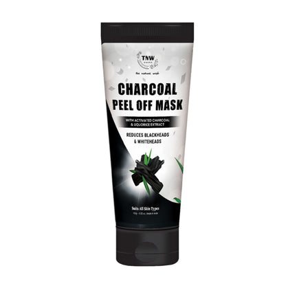 TNW The Natural Wash Charcoal Peel Off Face Mask with Activated Charcoal & Liquorice Extract