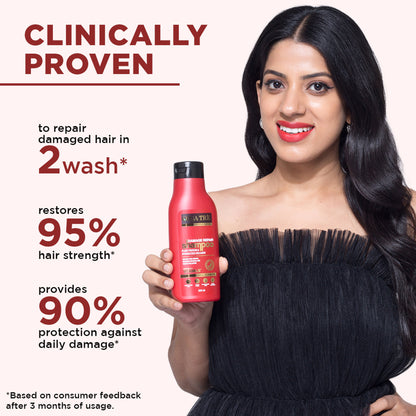 Orgatre Damage Repair Shampoo With Protein And Hydrolyzed Collagen, Paraben & Sulphate Free