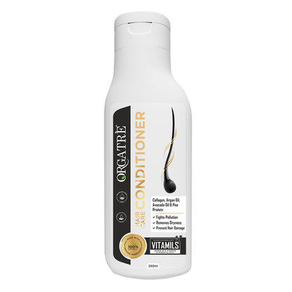 Orgatre Intense Repair Hair Conditioner For Dry And Frizzy Hair With Avocado, Argan Oil, & Collagen