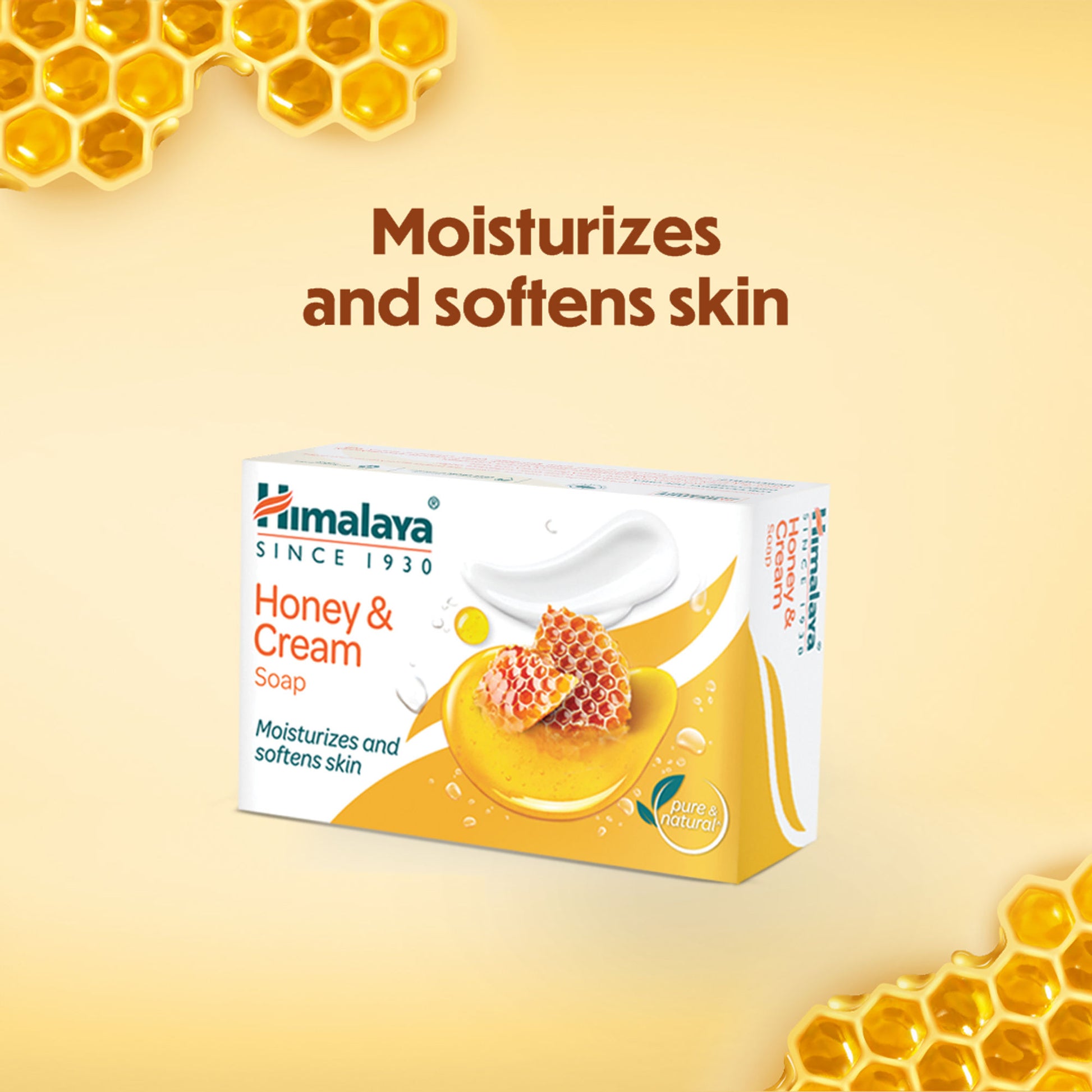 Himalaya Cream And Honey Nourishing Soap