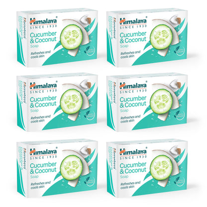 Himalaya Cucumber and Coconut Soap - Pack of 6