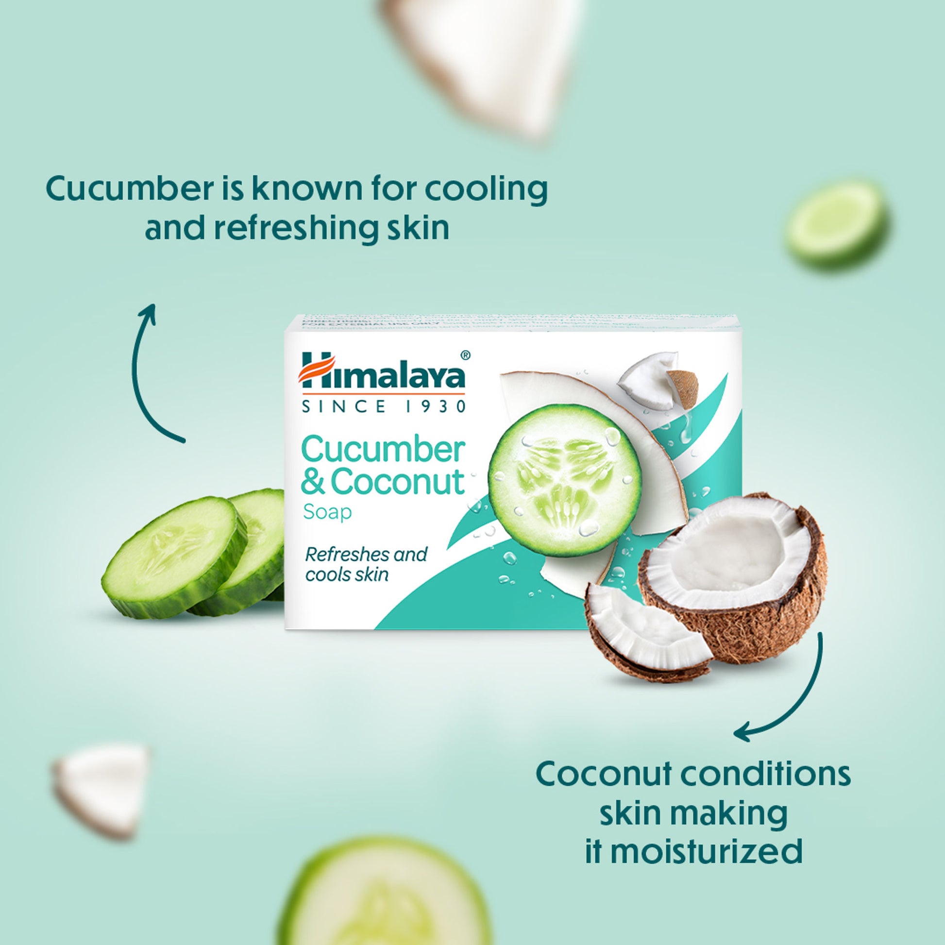 Himalaya Cucumber and Coconut Soap - Pack of 6